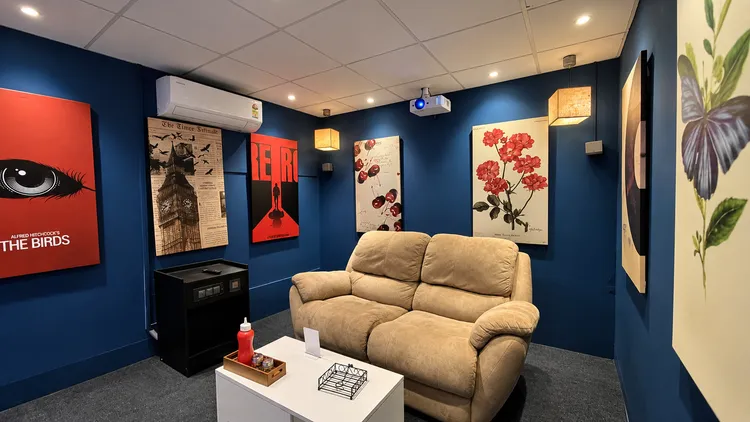 CINEPOD PRO private theatre interior at Rosae Koramangala, Bangalore — photo 2
