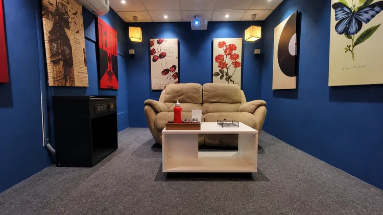 CINEPOD PRO private theatre interior at Rosae Koramangala, Bangalore — photo 5