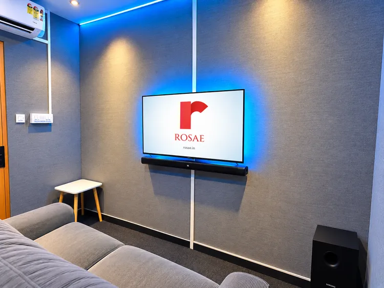 Mini Pod private theatre interior at Rosae Koramangala, Bangalore — photo 4